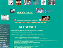Tablet Screenshot of corrosionvci.com